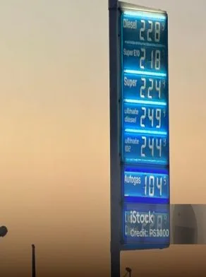 Oil and gas market display